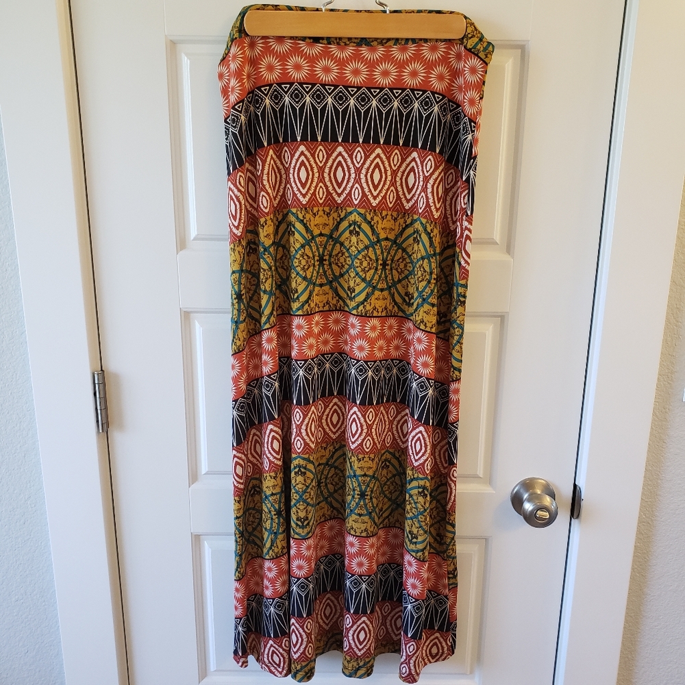 GILLI boho maxi skirt (M/L)